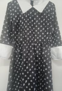 Kids Costumes to Hire - Wednesday Skull Dress - TEEN